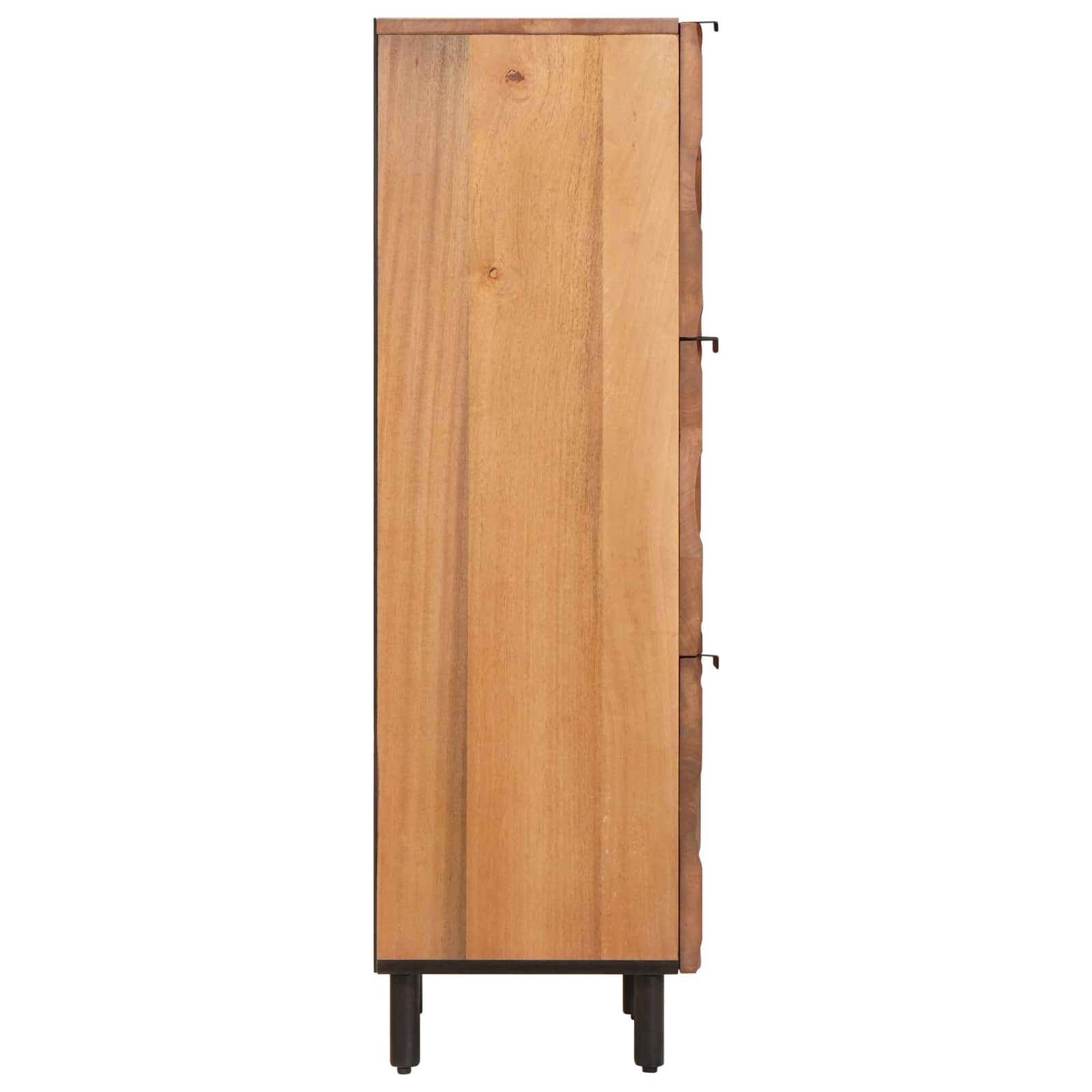 Highboard Finš acacije smeđa 40 x 33 x 110 cm Čvrsto drvo manga