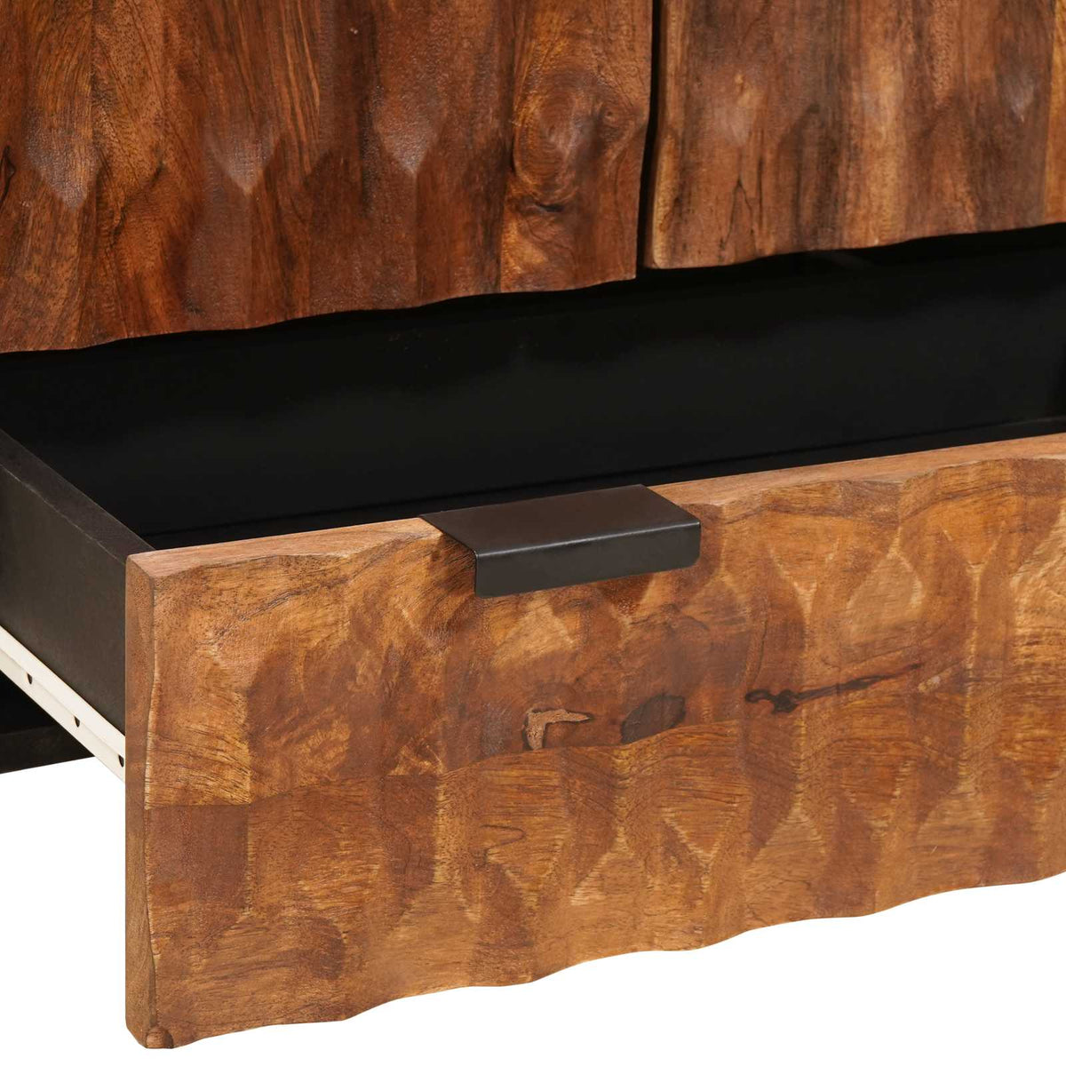 Highboard Finš acacije smeđa 60 x 33 x 100 cm Čvrsto drvo manga