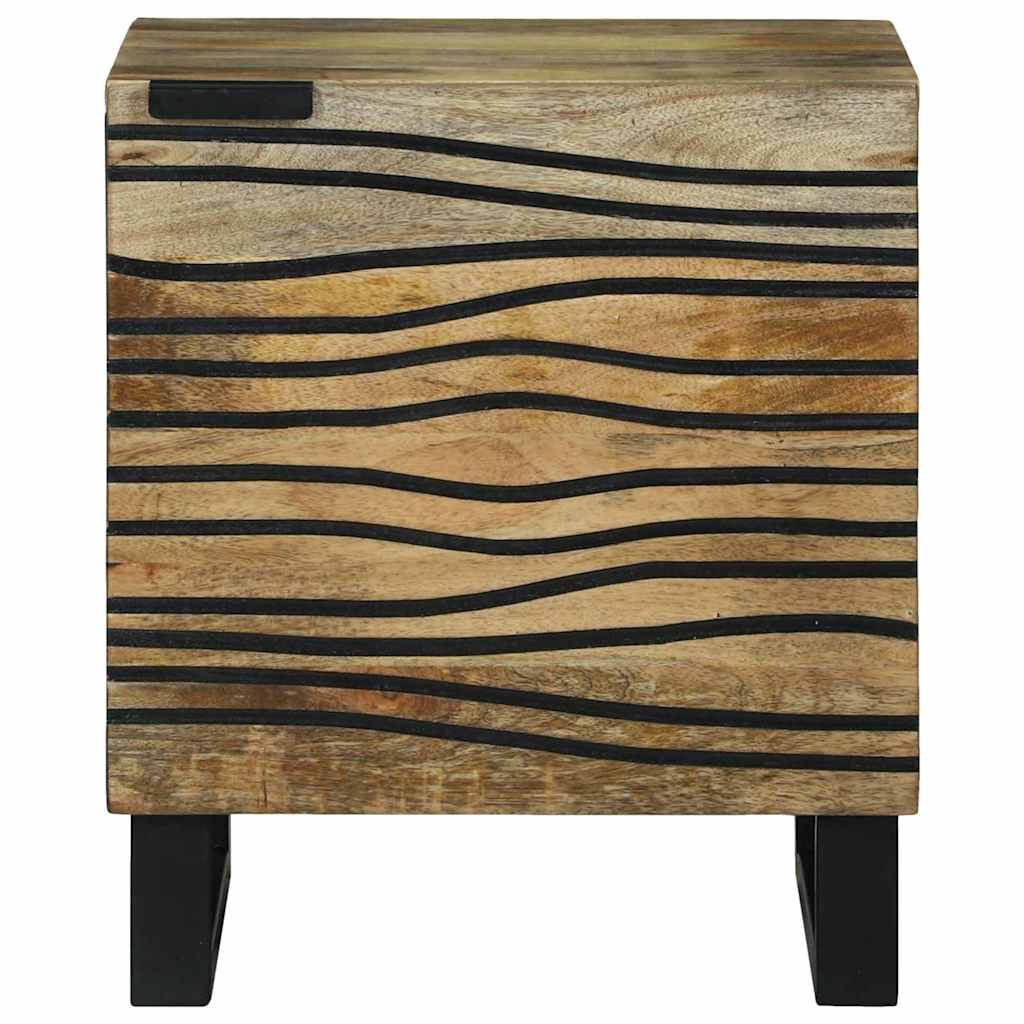 Noćni ormar 2 pcs Prirodna 40 x 33 x 46 cm Konstruirano drvo
