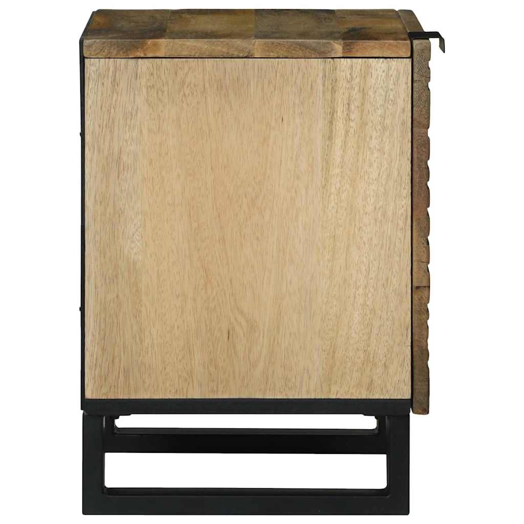 Noćni ormar 2 pcs Prirodna 40 x 33 x 46 cm Konstruirano drvo