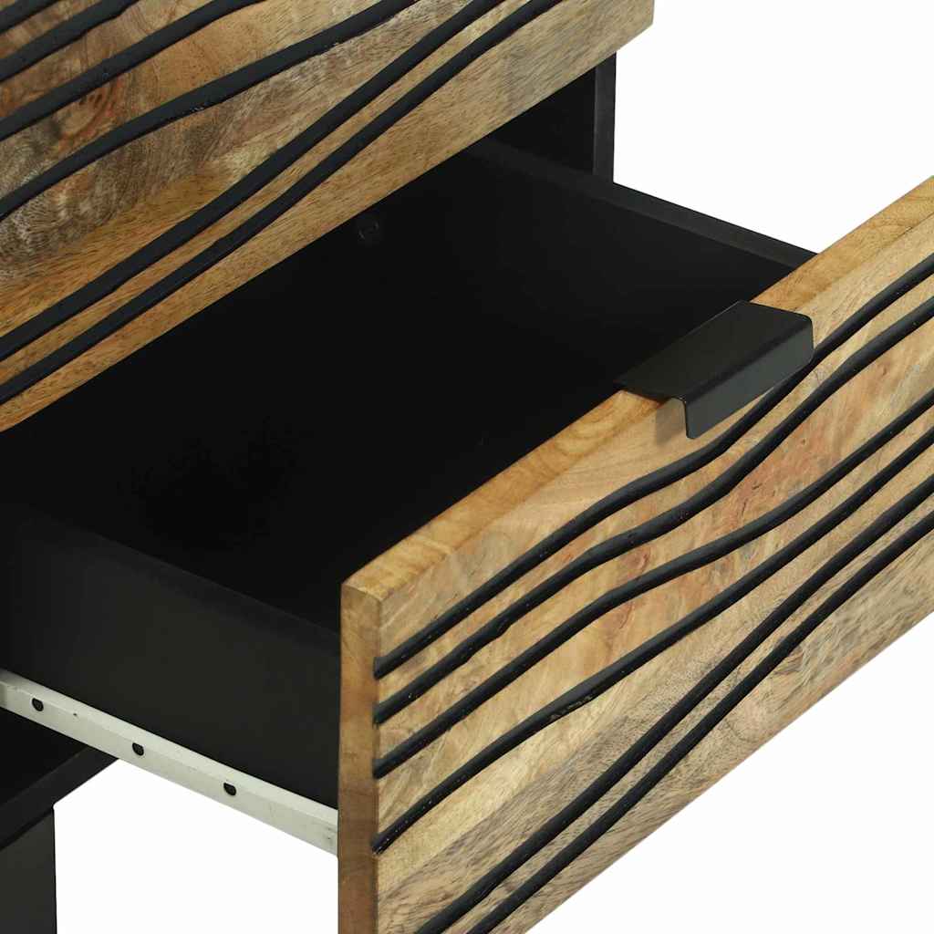 Noćni ormar 2 pcs Prirodna 40 x 33 x 46 cm Konstruirano drvo