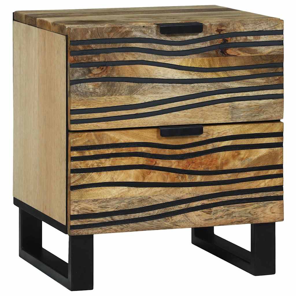 Noćni ormar 2 pcs Prirodna 40 x 33 x 46 cm Konstruirano drvo