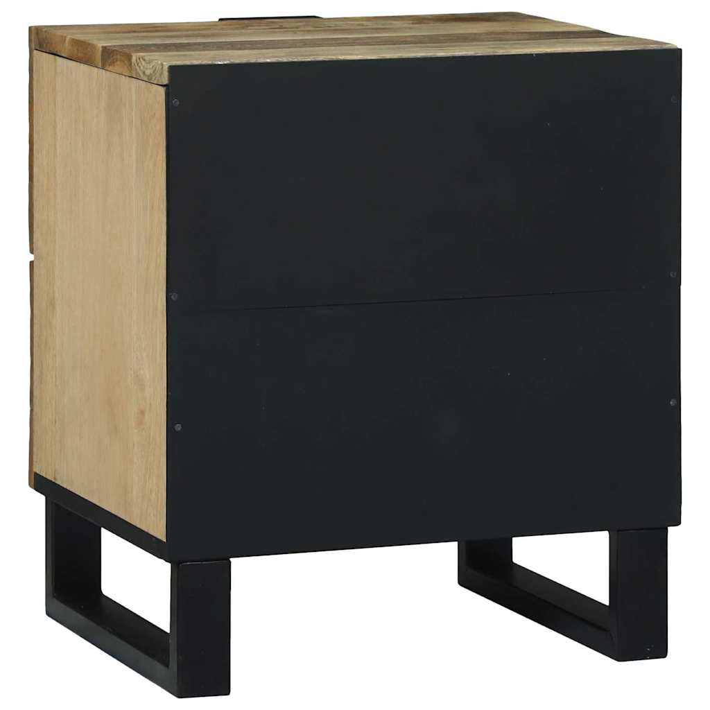 Noćni ormar 2 pcs Prirodna 40 x 33 x 46 cm Konstruirano drvo