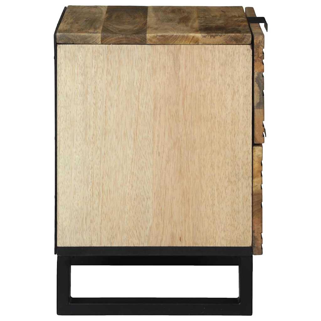 Noćni ormar 2 pcs Prirodna 40 x 33 x 46 cm Konstruirano drvo