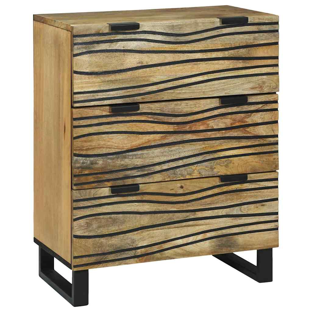 Kreveta s ladicama Smeđa 60 x 33.5 x 75 cm masivno drvo manga