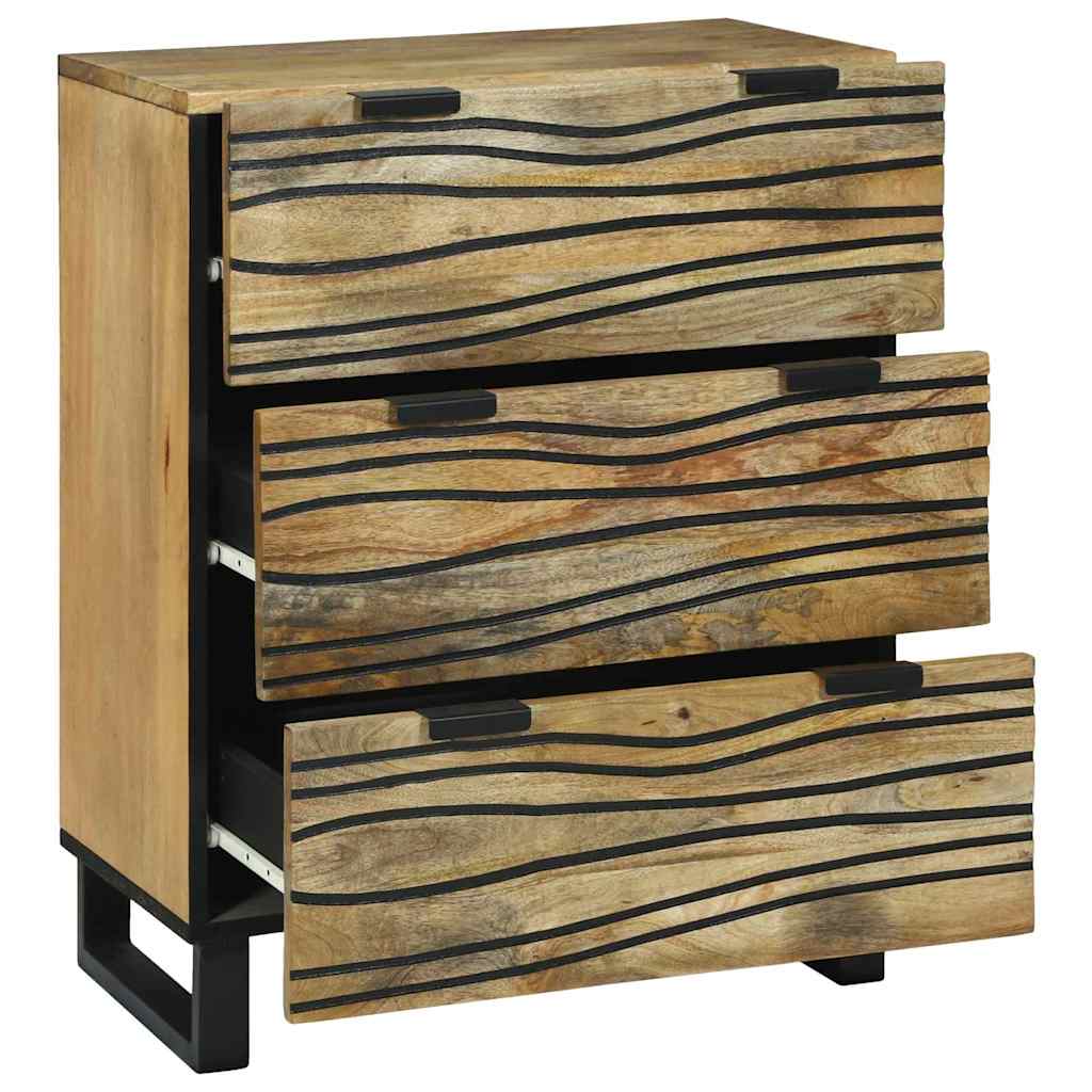 Kreveta s ladicama Smeđa 60 x 33.5 x 75 cm masivno drvo manga