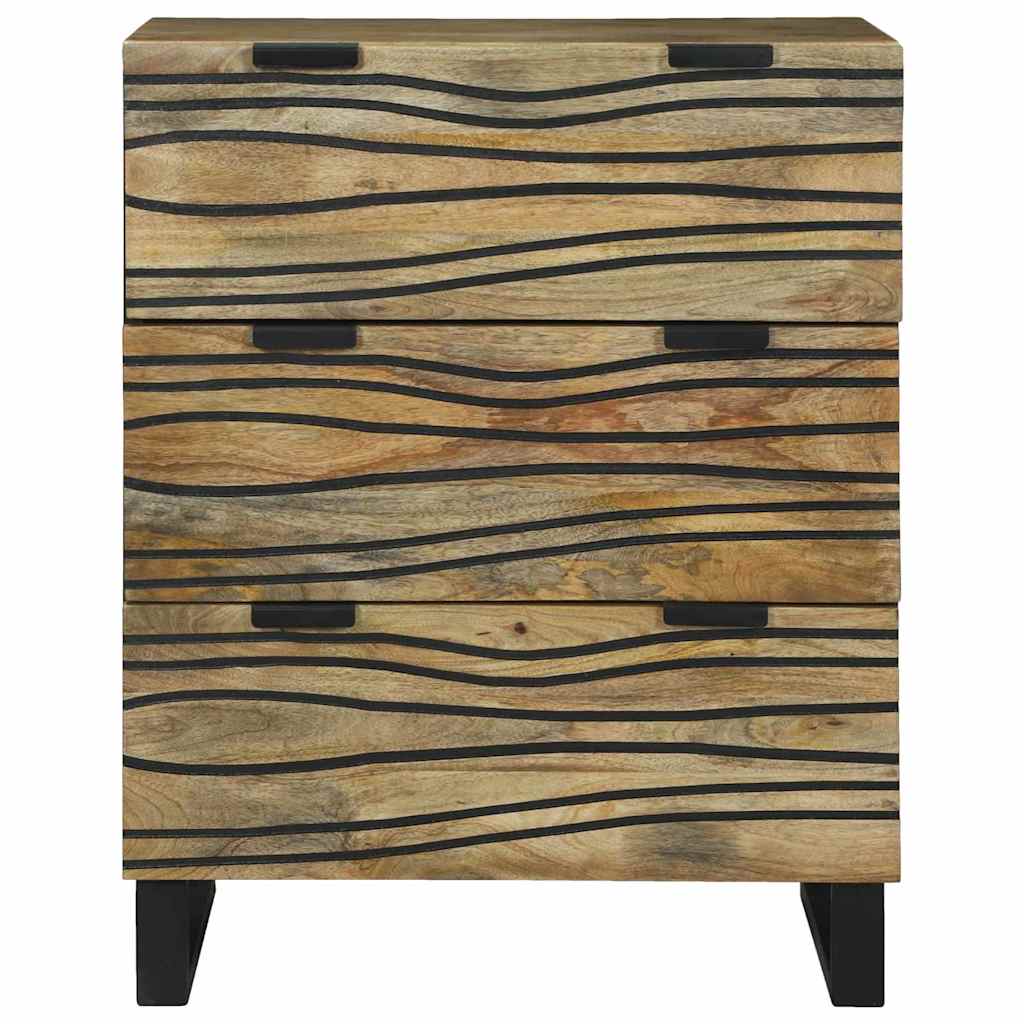 Kreveta s ladicama Smeđa 60 x 33.5 x 75 cm masivno drvo manga