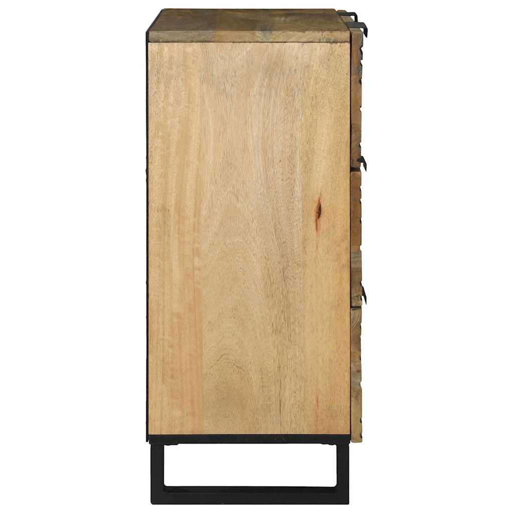 Kreveta s ladicama Smeđa 60 x 33.5 x 75 cm masivno drvo manga
