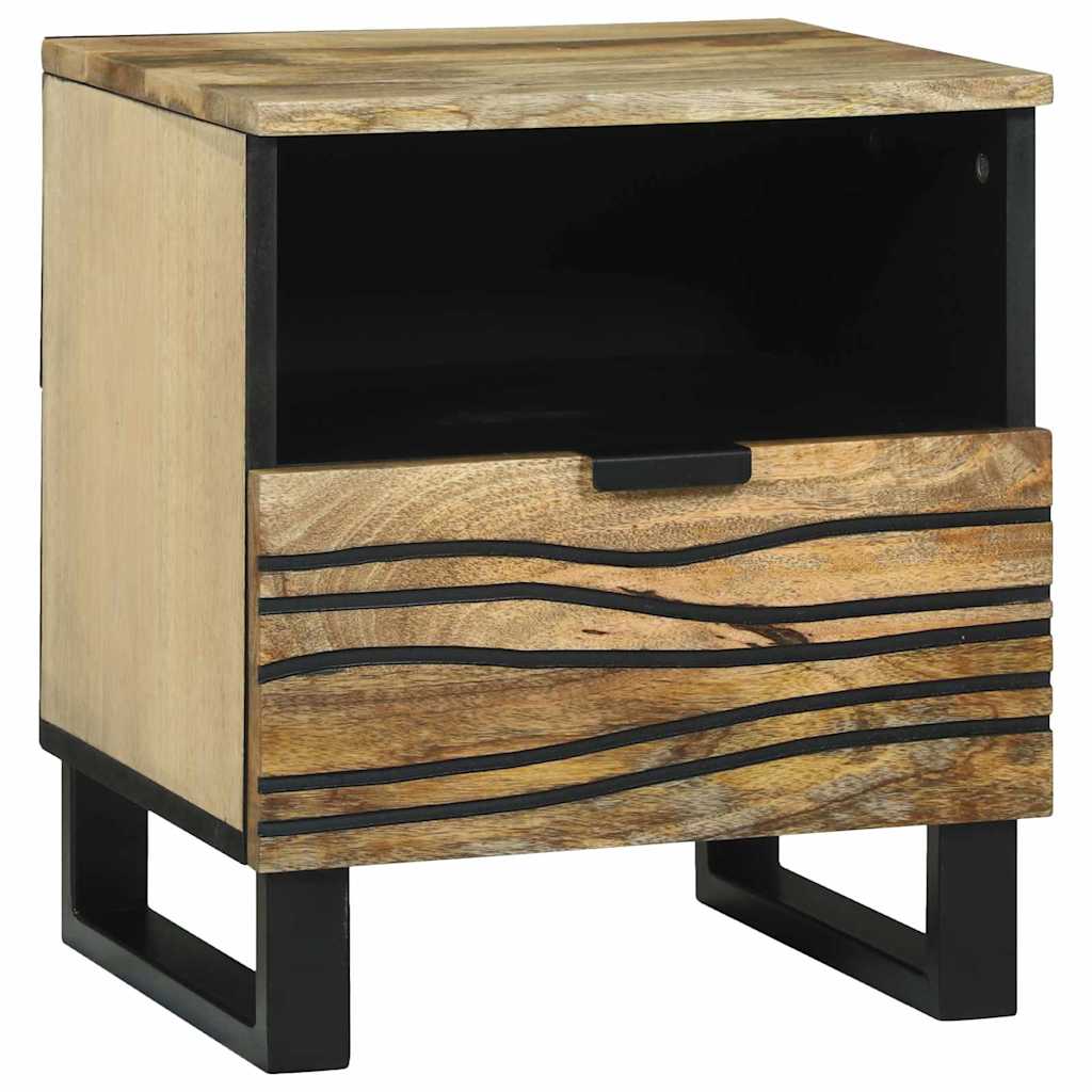Noćni ormar 2 pcs Prirodna 40 x 33 x 46 cm Konstruirano drvo