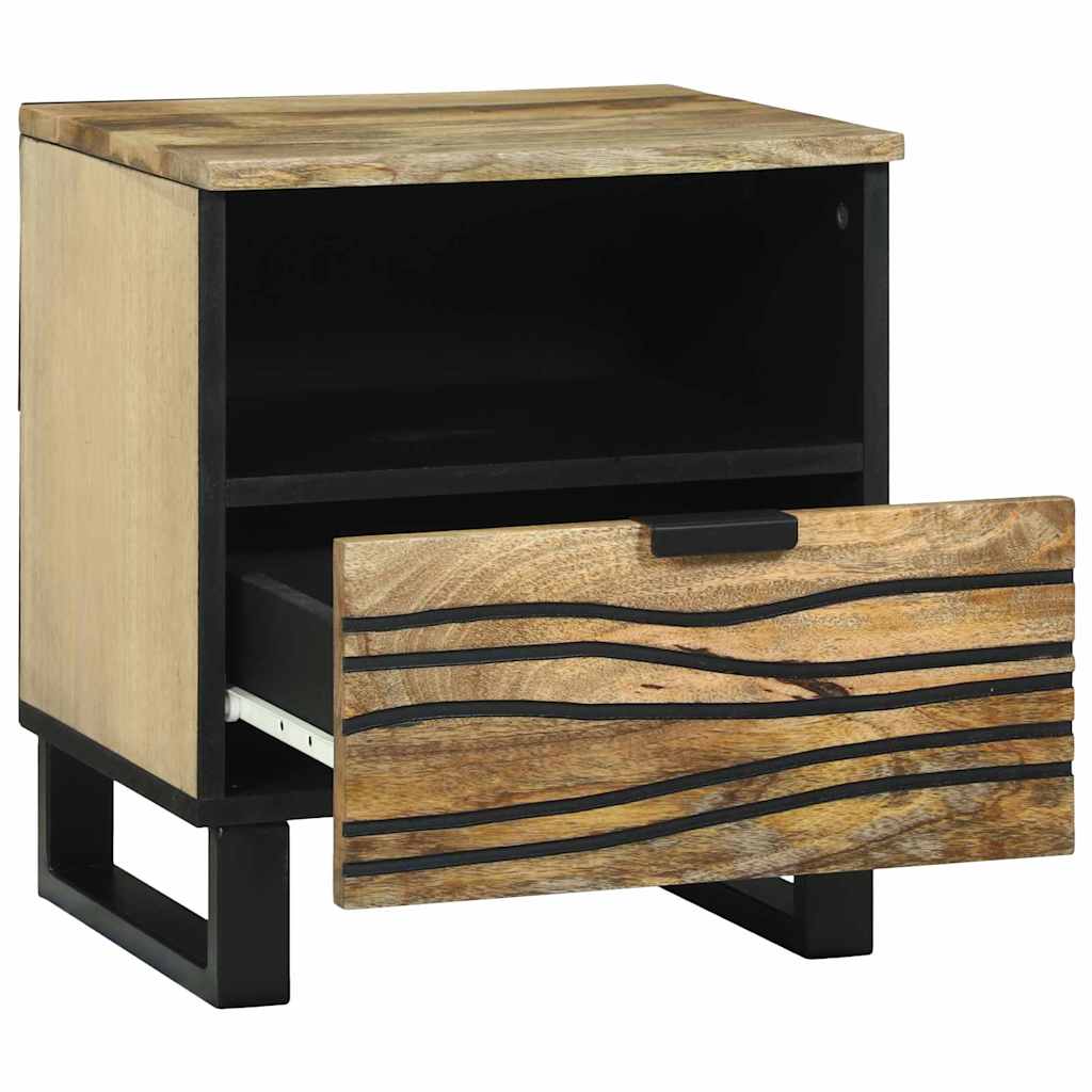 Noćni ormar 2 pcs Prirodna 40 x 33 x 46 cm Konstruirano drvo