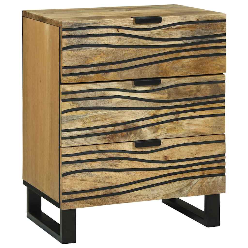 Noćni ormar Prirodna 50 x 33 x 62 cm Konstruirano drvo