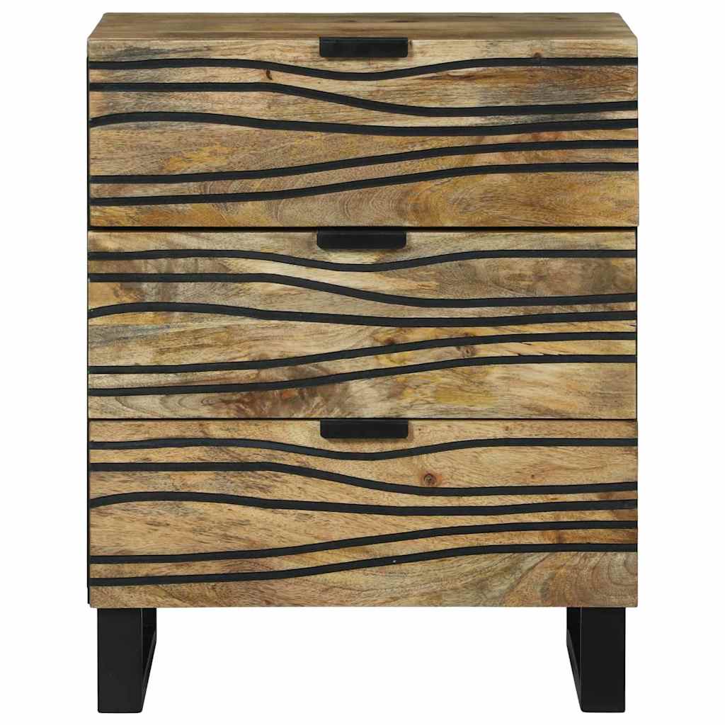 Noćni ormar Prirodna 50 x 33 x 62 cm Konstruirano drvo