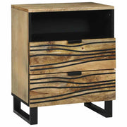 Noćni ormar Prirodna 50 x 33 x 62 cm Konstruirano drvo