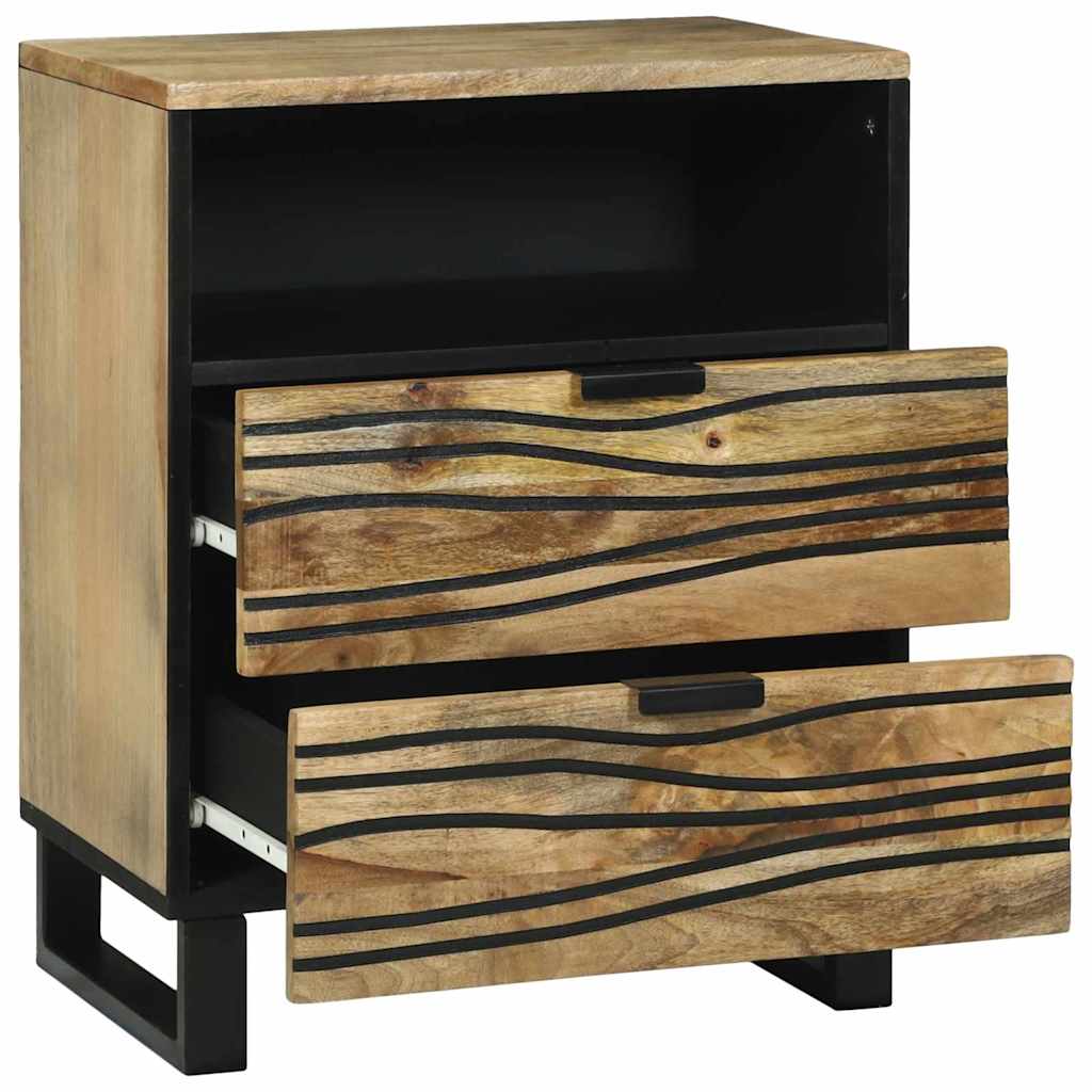 Noćni ormar Prirodna 50 x 33 x 62 cm Konstruirano drvo