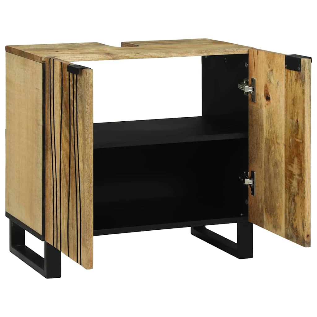 Kupaonski ormarić za sudoper s policom Smeđa 62 x 33 x 58 cm