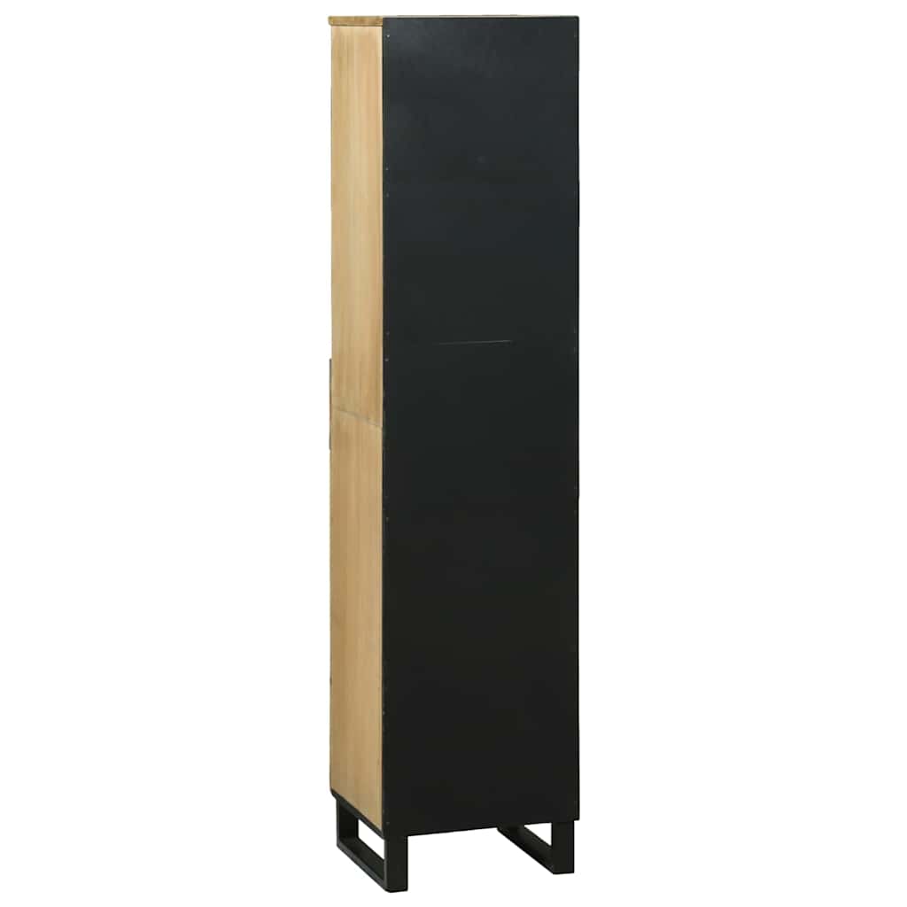 Kupaonski ormar Prirodna 38 x 33 x 160 cm Konstruirano drvo