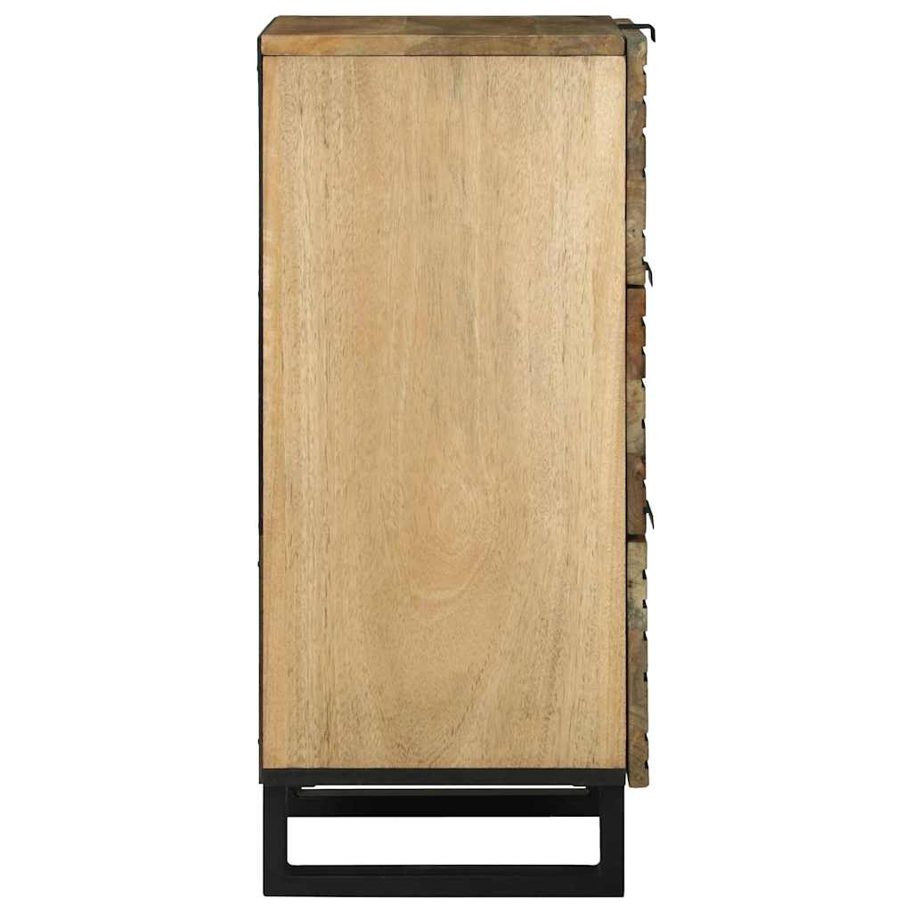 Komoda s ladicama Smeđa 40 x 33 x 75 cm masivno drvo manga
