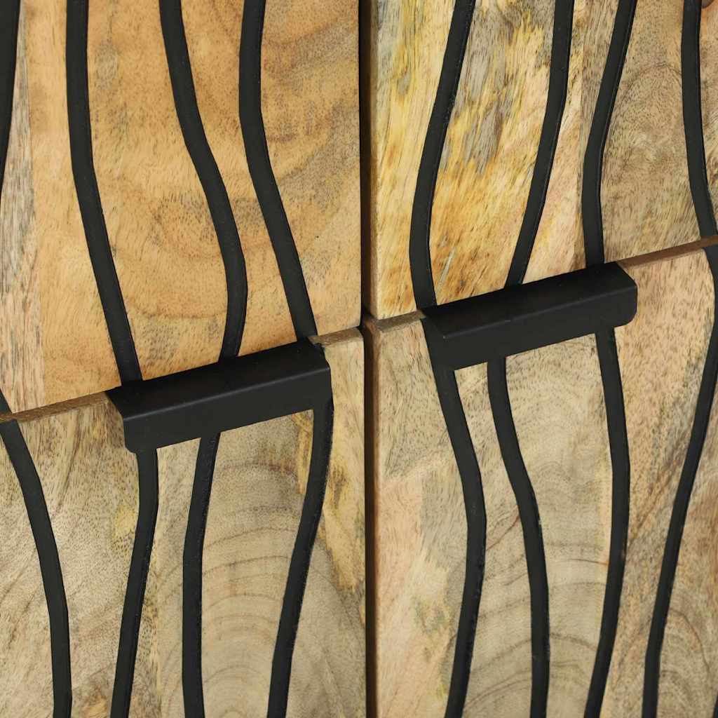 Komoda Smeđa 60 x 33 x 75 cm masivno drvo manga