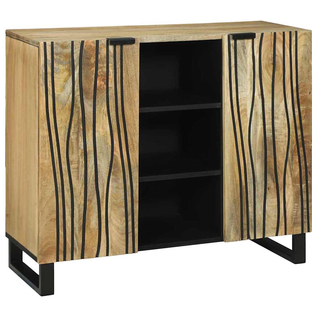 Komoda Smeđa 90 x 33 x 75 cm masivno drvo manga