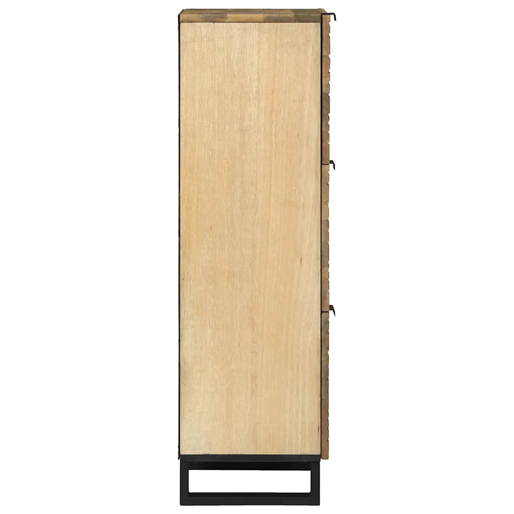 Highboard Smeđa 40 x 33 x 110 cm masivno drvo manga