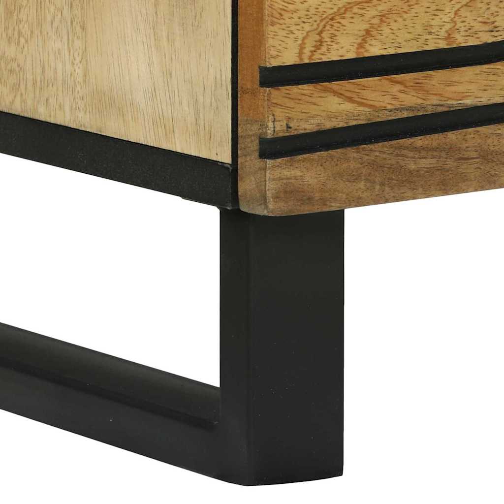 Highboard Smeđa 60 x 33 x 100 cm masivno drvo manga