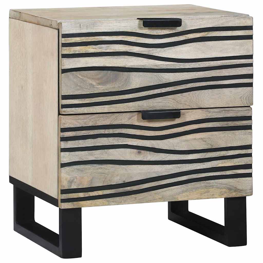 Noćni ormar 2 pcs Bijela 40 x 33 x 46 cm Konstruirano drvo