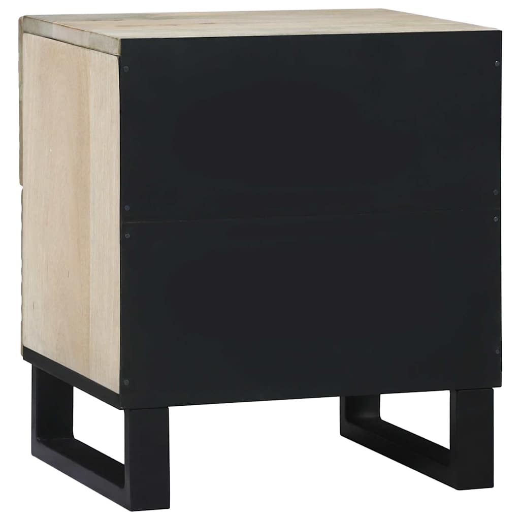 Noćni ormar 2 pcs Bijela 40 x 33 x 46 cm Konstruirano drvo
