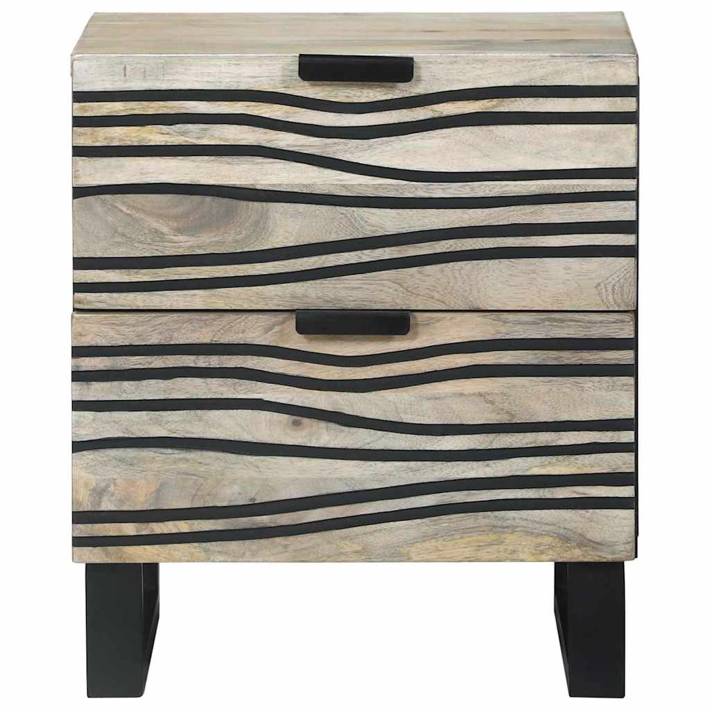 Noćni ormar 2 pcs Bijela 40 x 33 x 46 cm Konstruirano drvo