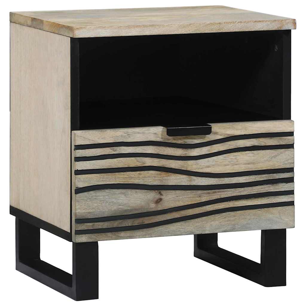 Noćni ormar 2 pcs Bijela 40 x 33 x 46 cm Konstruirano drvo
