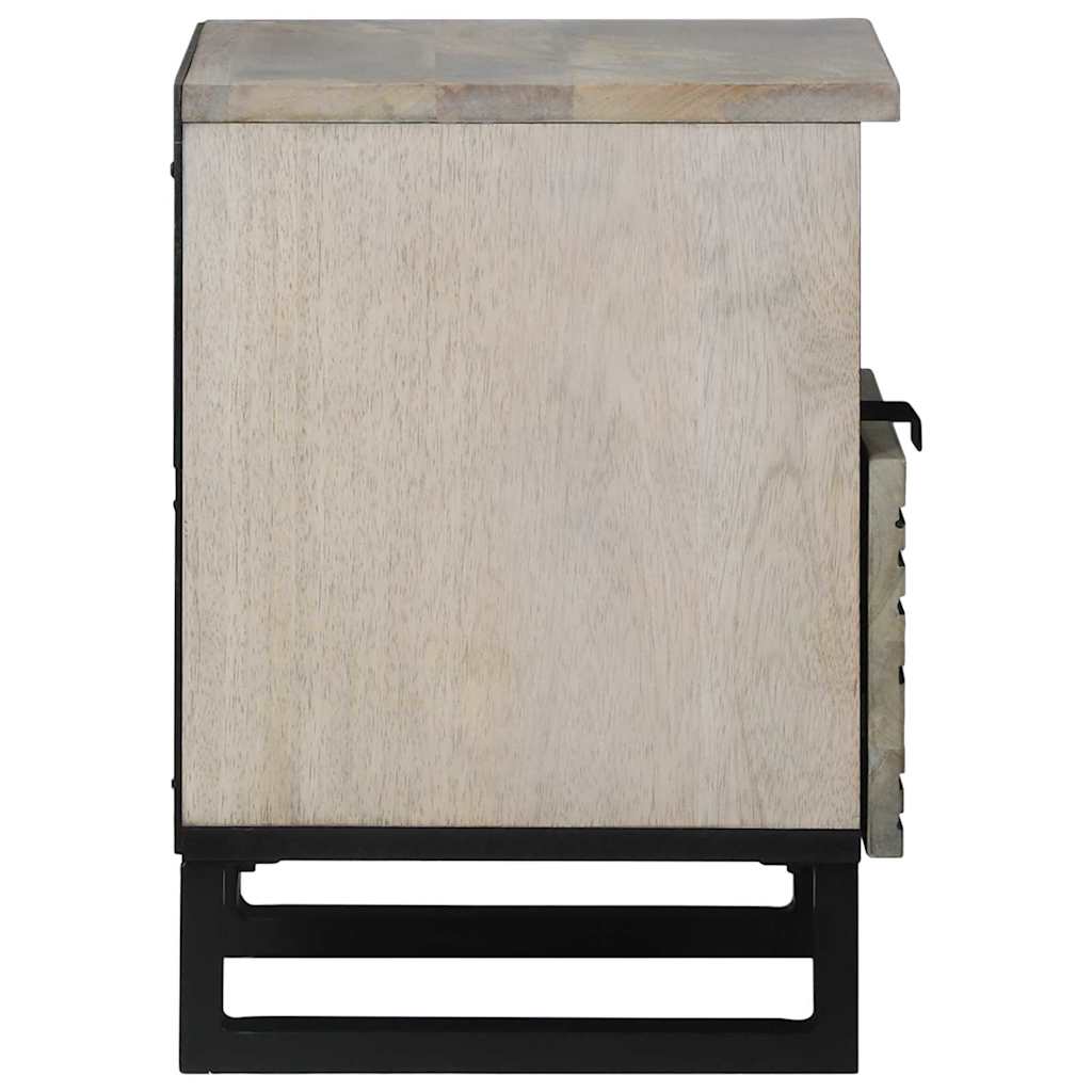 Noćni ormar 2 pcs Bijela 40 x 33 x 46 cm Konstruirano drvo