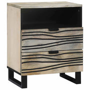 Noćni ormar Bijela 50 x 33 x 62 cm Konstruirano drvo