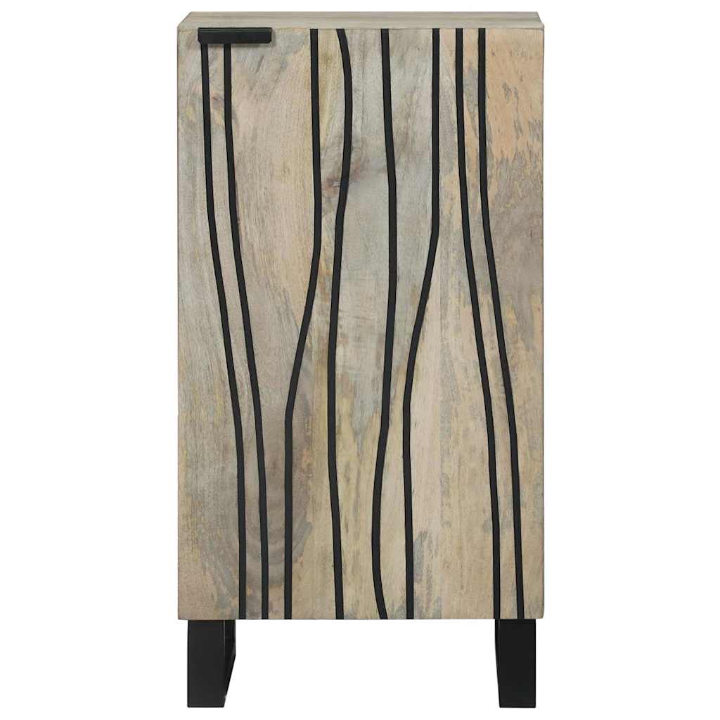 Komoda Bijelo 40 x 33 x 75 cm masivno drvo manga