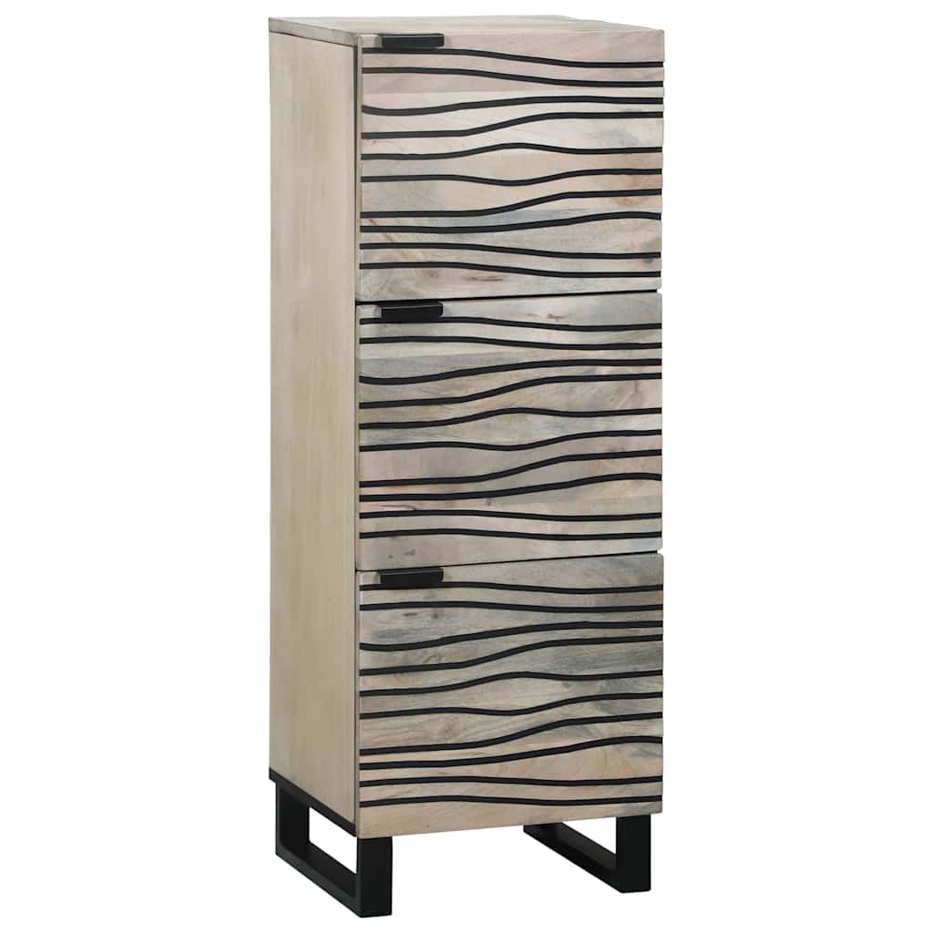 Highboard Smeđa 60 x 33 x 100 cm masivno drvo manga