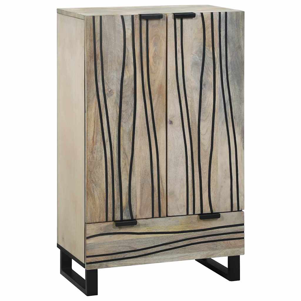 Highboard Smeđa 60 x 33 x 100 cm masivno drvo manga