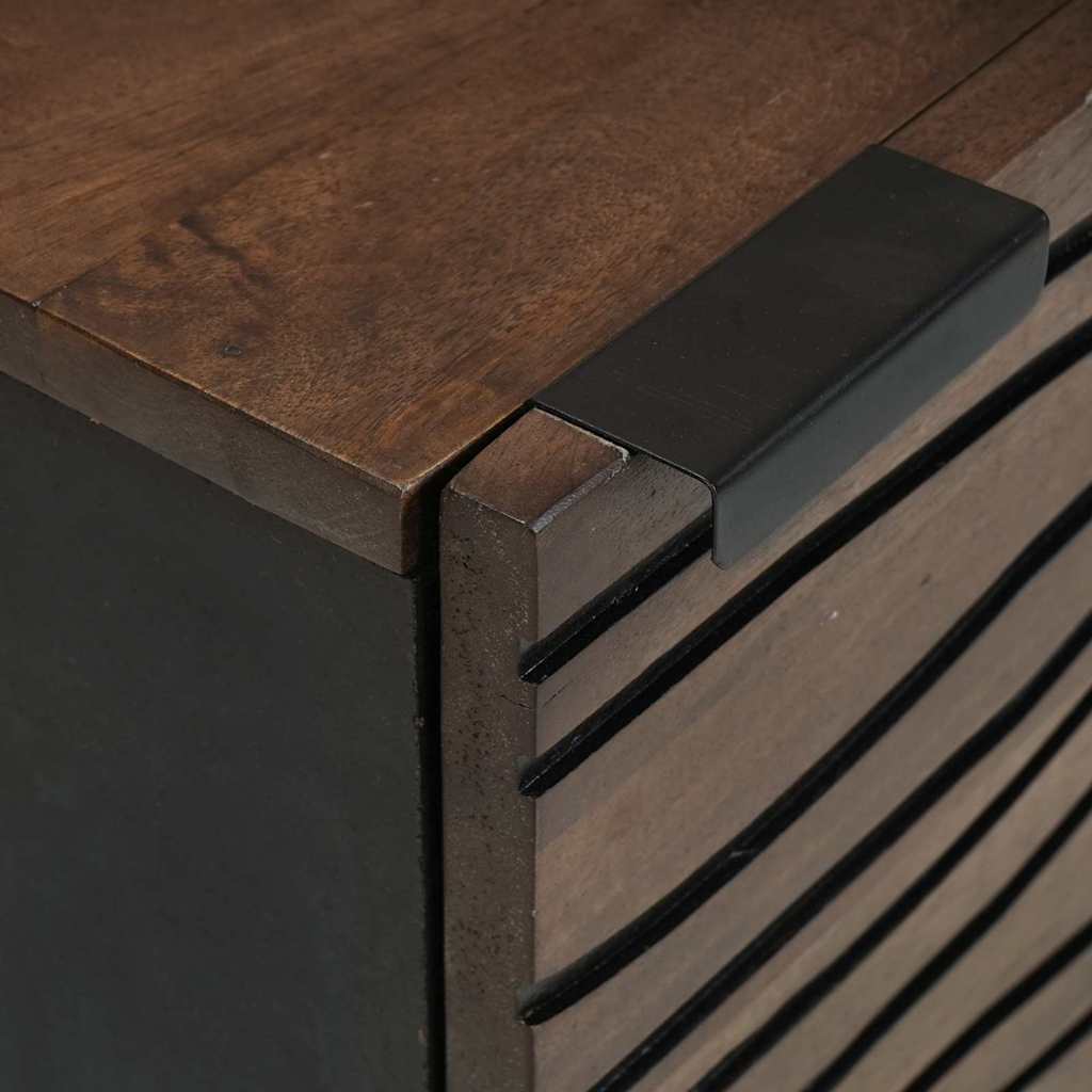 Noćni ormar 2 pcs Orah 40 x 33 x 46 cm Konstruirano drvo