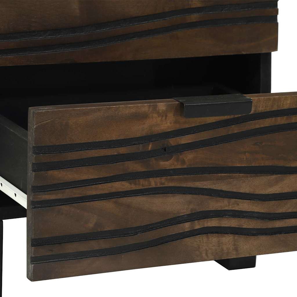 Noćni ormar 2 pcs Orah 40 x 33 x 46 cm Konstruirano drvo