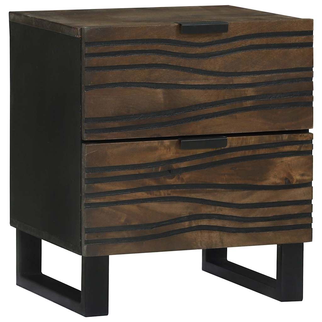 Noćni ormar 2 pcs Orah 40 x 33 x 46 cm Konstruirano drvo