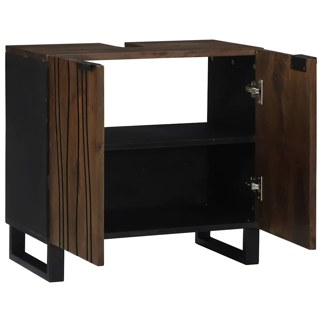Kupaonski ormarić za sudoper s policom Orah 62 x 33 x 58 cm
