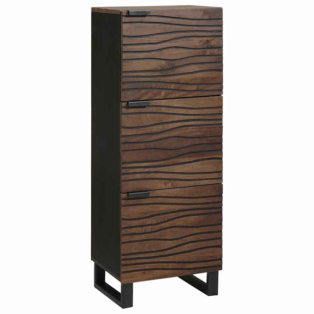 Highboard Smeđa 40 x 33 x 110 cm masivno drvo manga