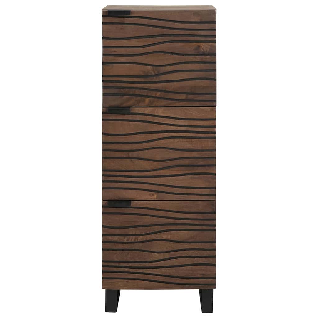 Highboard Smeđa 40 x 33 x 110 cm masivno drvo manga