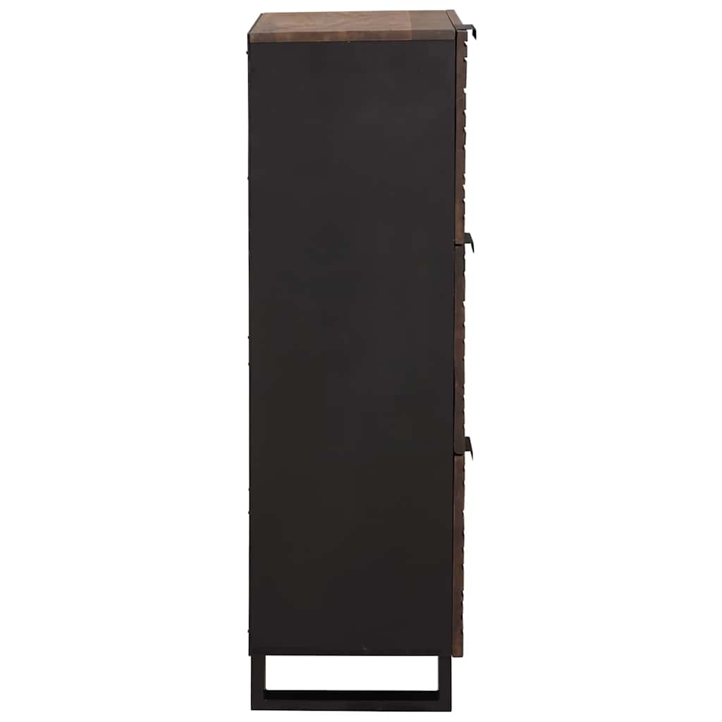 Highboard Smeđa 40 x 33 x 110 cm masivno drvo manga