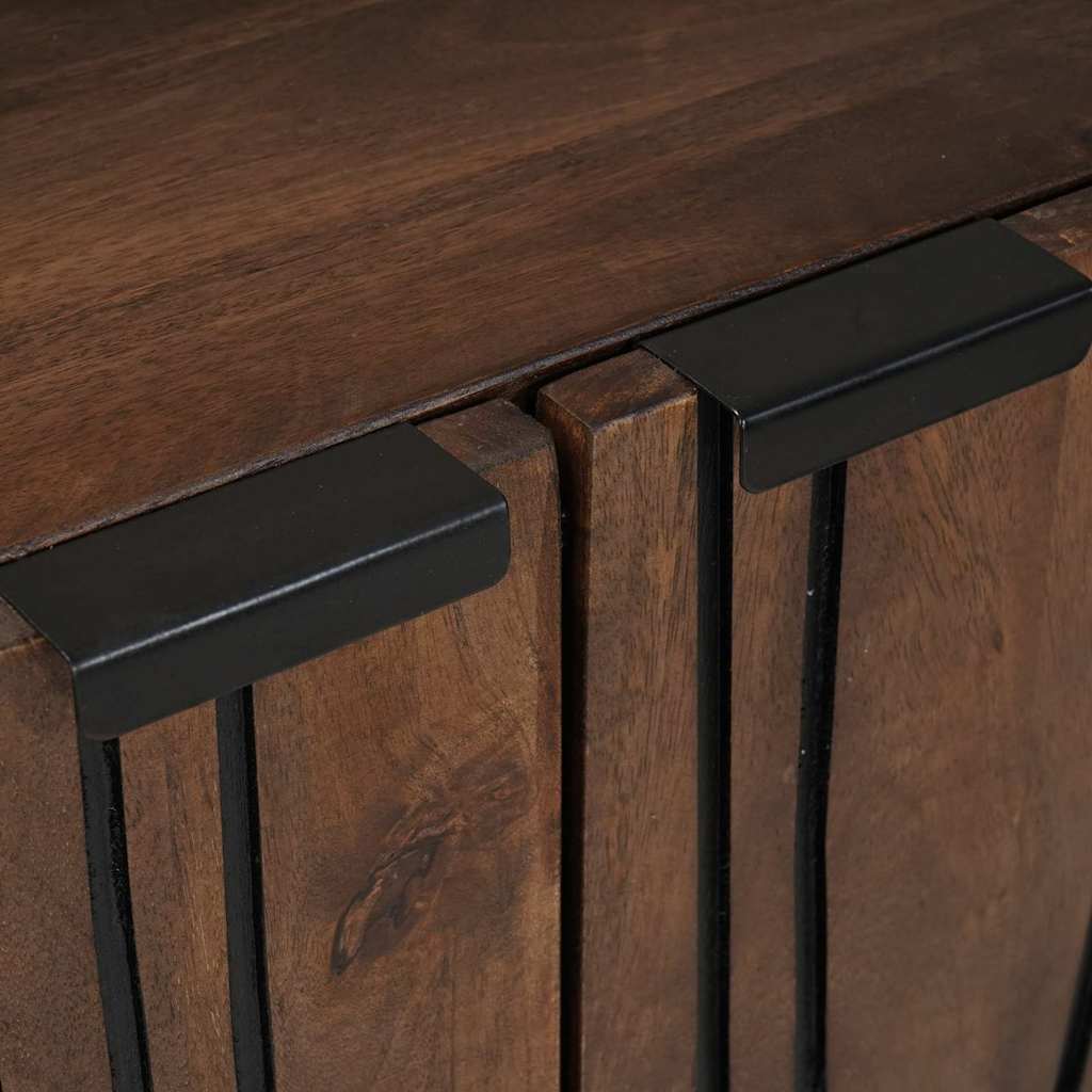 Highboard Smeđa 60 x 33 x 100 cm masivno drvo manga