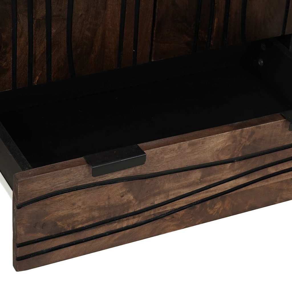 Highboard Smeđa 60 x 33 x 100 cm masivno drvo manga