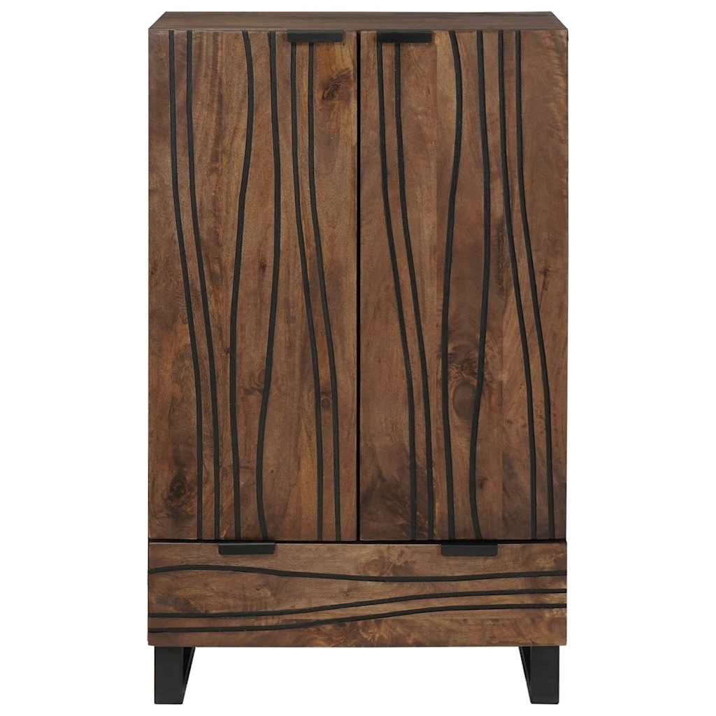 Highboard Smeđa 60 x 33 x 100 cm masivno drvo manga