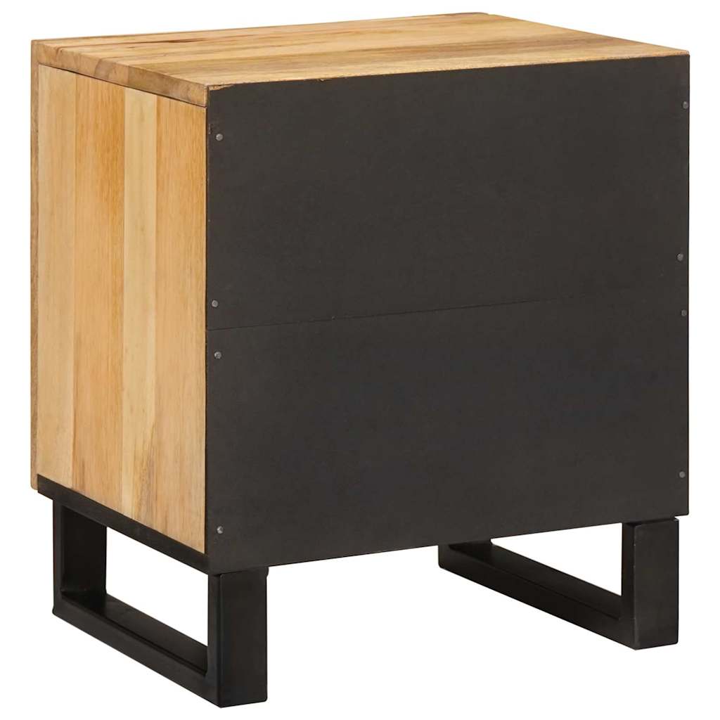 Noćni ormar 2 pcs Prirodna 40 x 33 x 46 cm