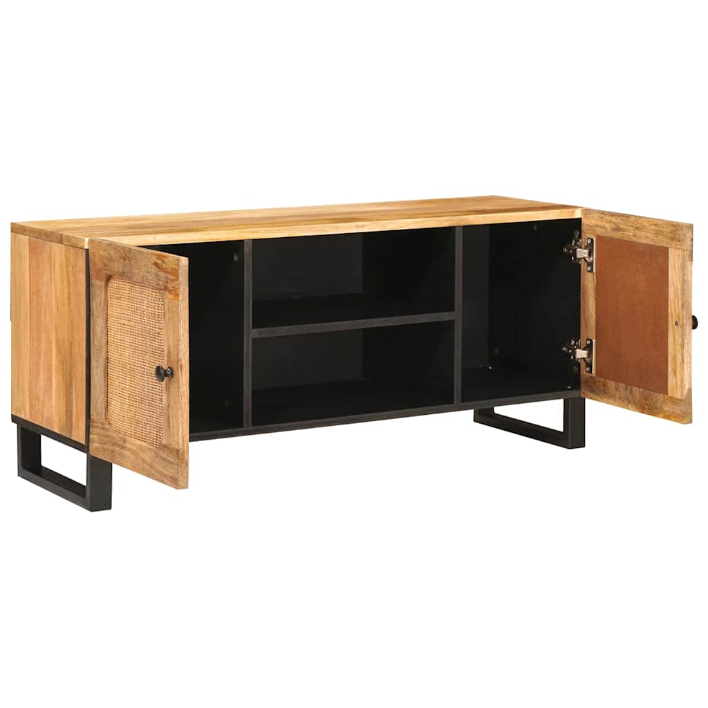 TV ormar s policom Smeđa 105 x 33 x 46 cm Čvrsto drvo manga