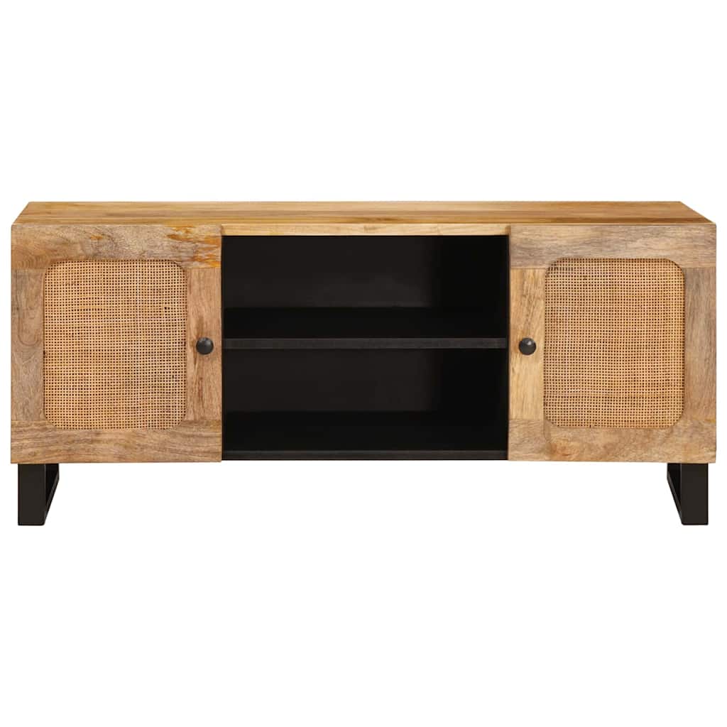 TV ormar s policom Smeđa 105 x 33 x 46 cm Čvrsto drvo manga