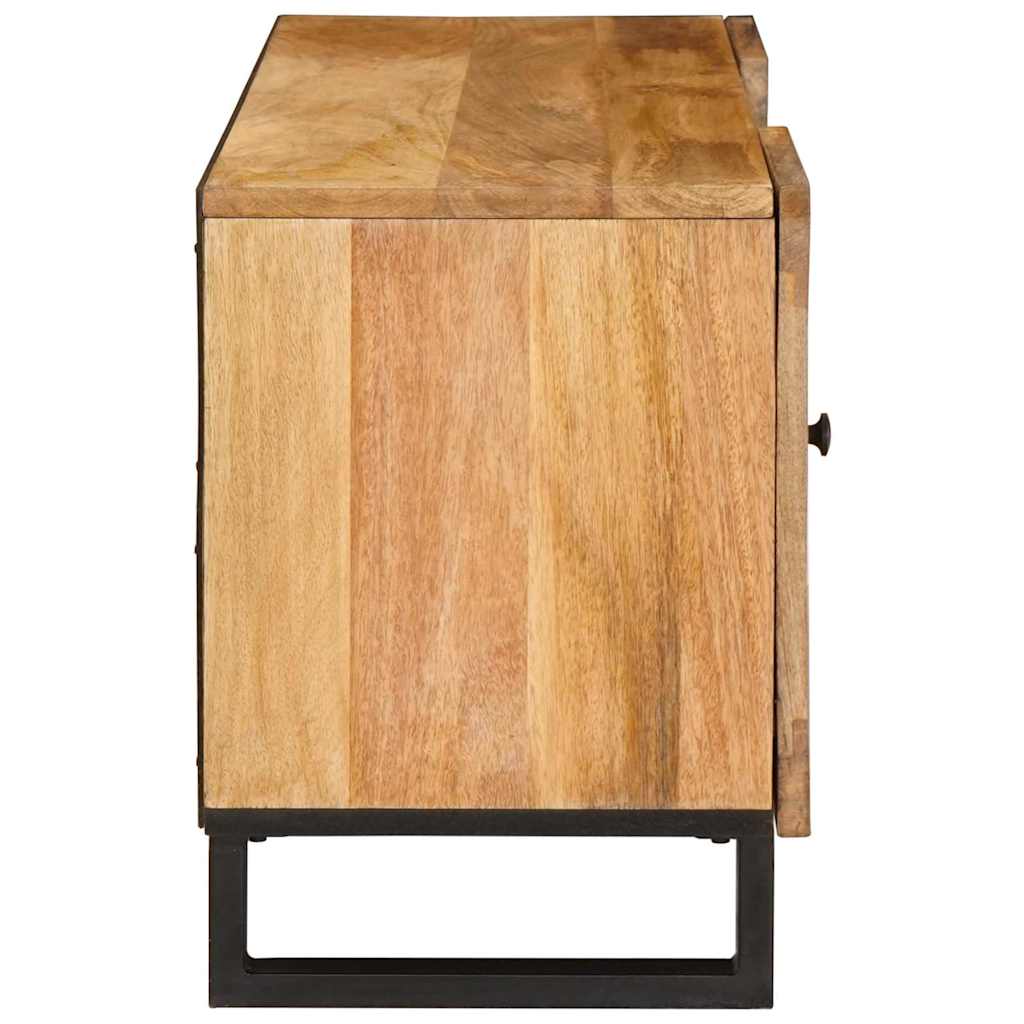 TV ormar s policom Smeđa 105 x 33 x 46 cm Čvrsto drvo manga