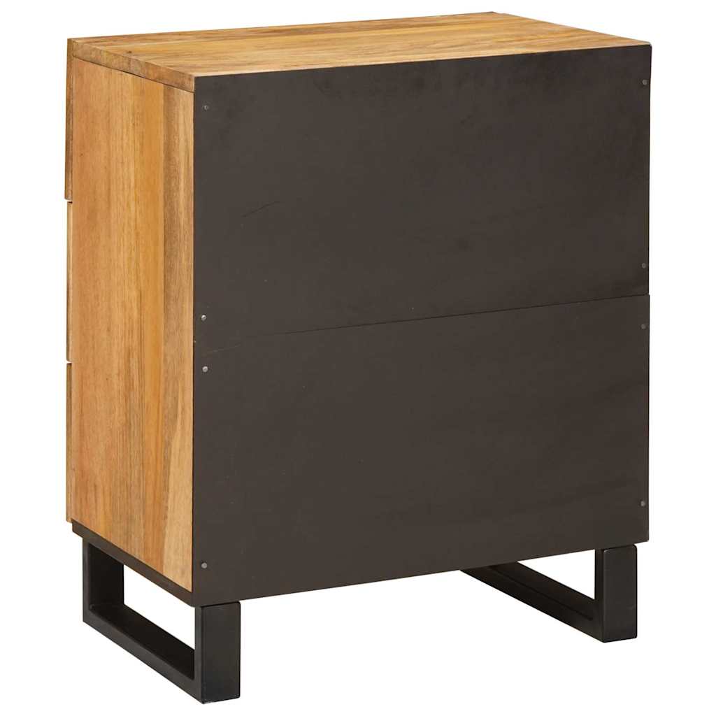 Noćni ormar Prirodna 50 x 33 x 62 cm Čvrsto drvo manga