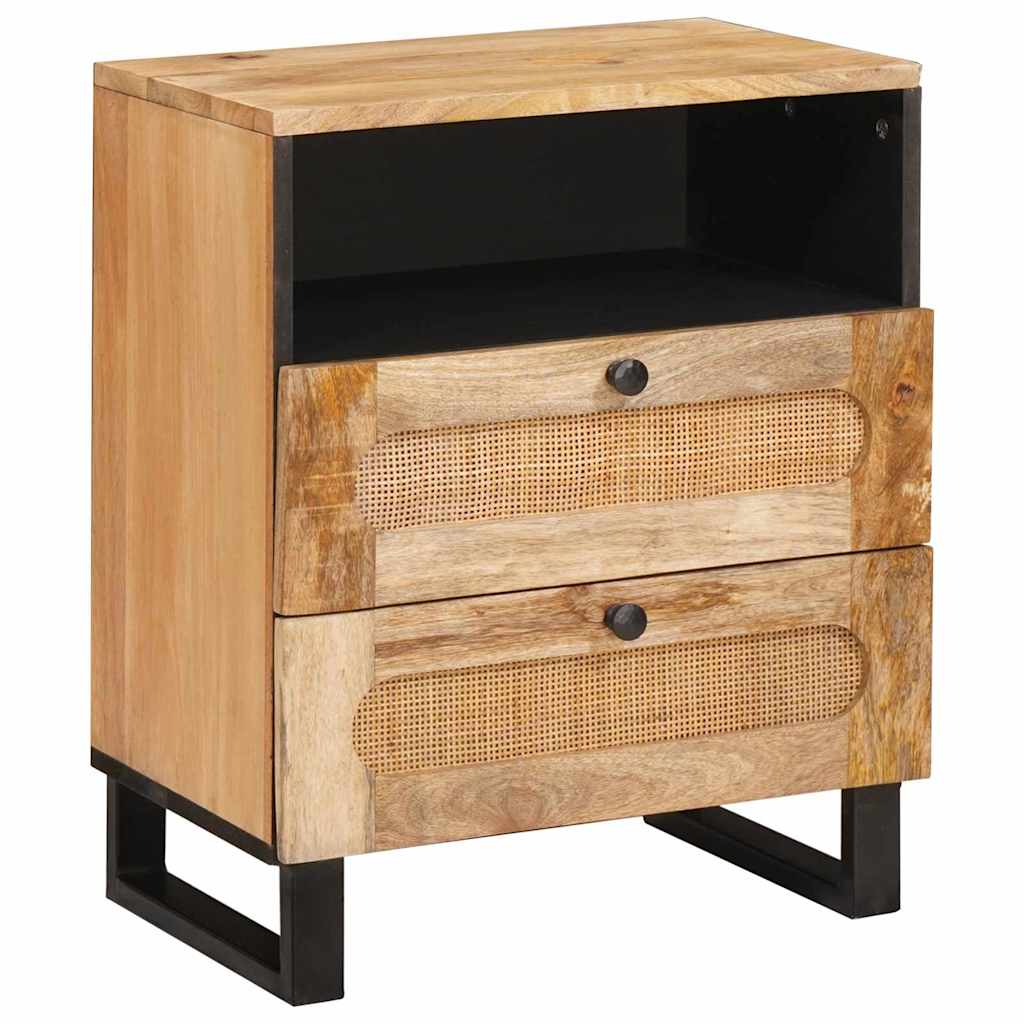 Noćni ormar Prirodna 50 x 33 x 62 cm Čvrsto drvo manga